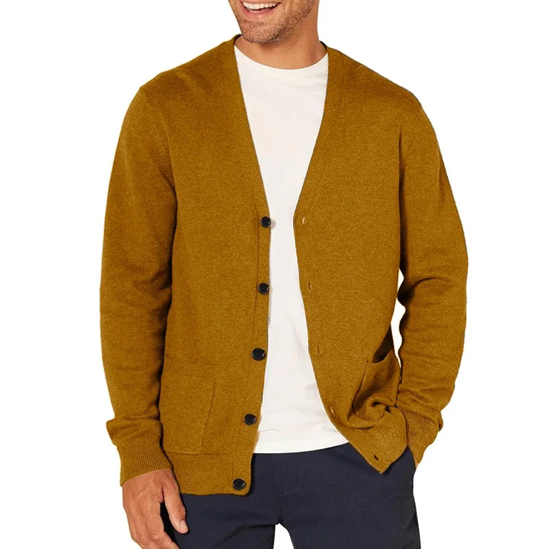 Kessoro Men's Oversized Lightweight Wool Sweater — view 5