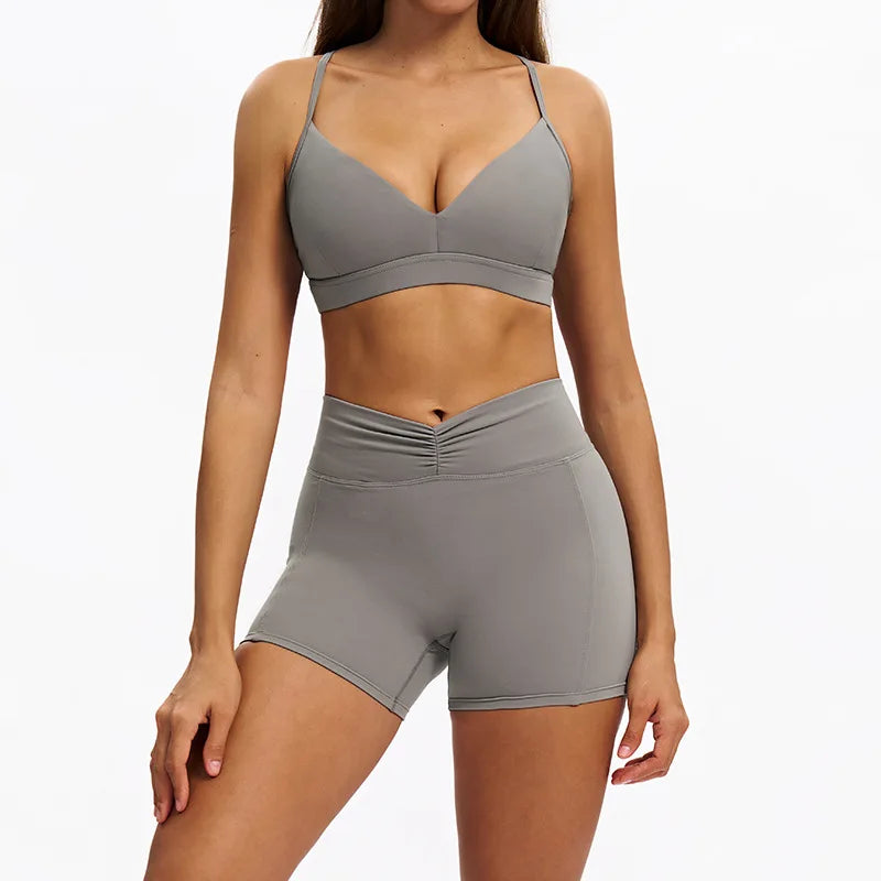 Women's long-sleeve 2-piece set, waistband detail