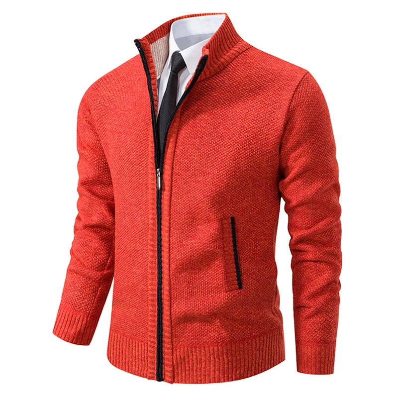 Kessoro Men's Warm Fleece Cardigan — view 3