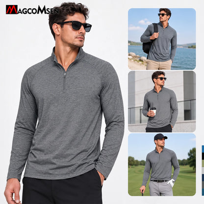 Kessoro Men's Lightweight Long-Sleeve Pullover — view 3