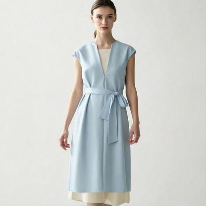 Kessoro Women's Patchwork Midi Dress — view 8