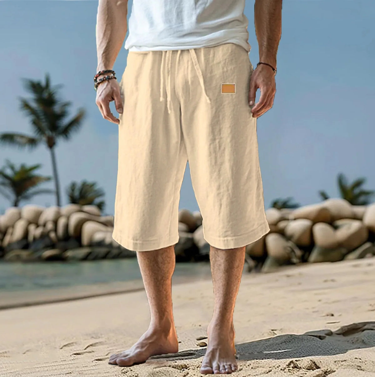 Kessoro Men's Solid Cotton Trousers — view 7