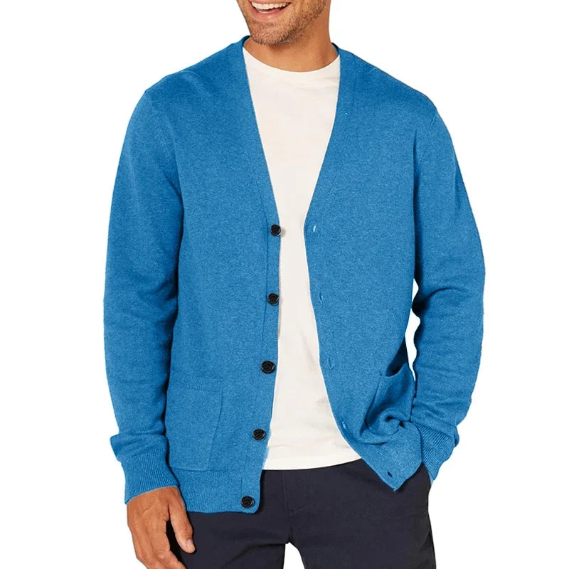 Kessoro Men's Oversized Lightweight Wool Sweater — view 12
