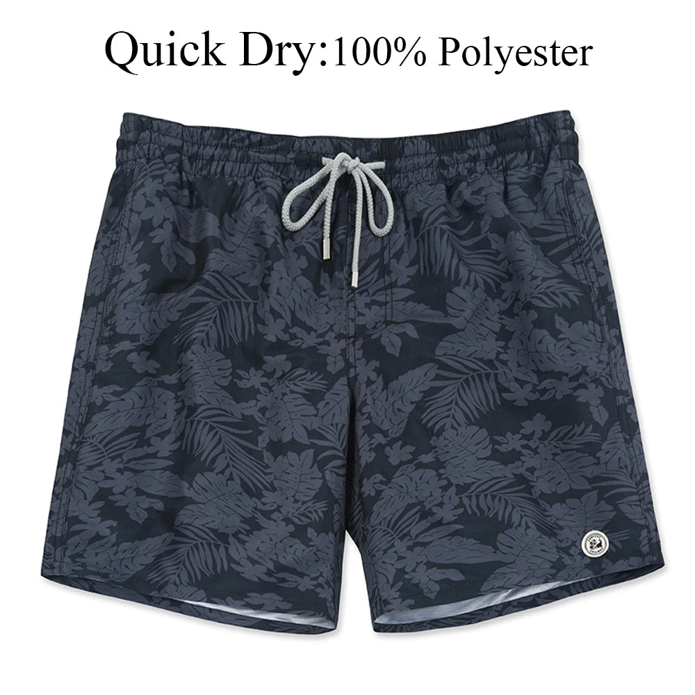 Kessoro Men's Quick-Dry 4-Way Stretch Swim Trunks — view 9