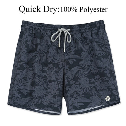 Kessoro Men's Quick-Dry 4-Way Stretch Swim Trunks — view 9