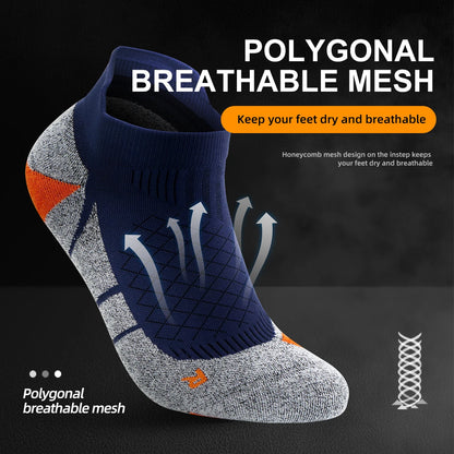 Kessoro Men's Breathable Cotton Blend Crew Socks — view 4