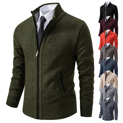 Kessoro Men's Warm Fleece Cardigan — view 2