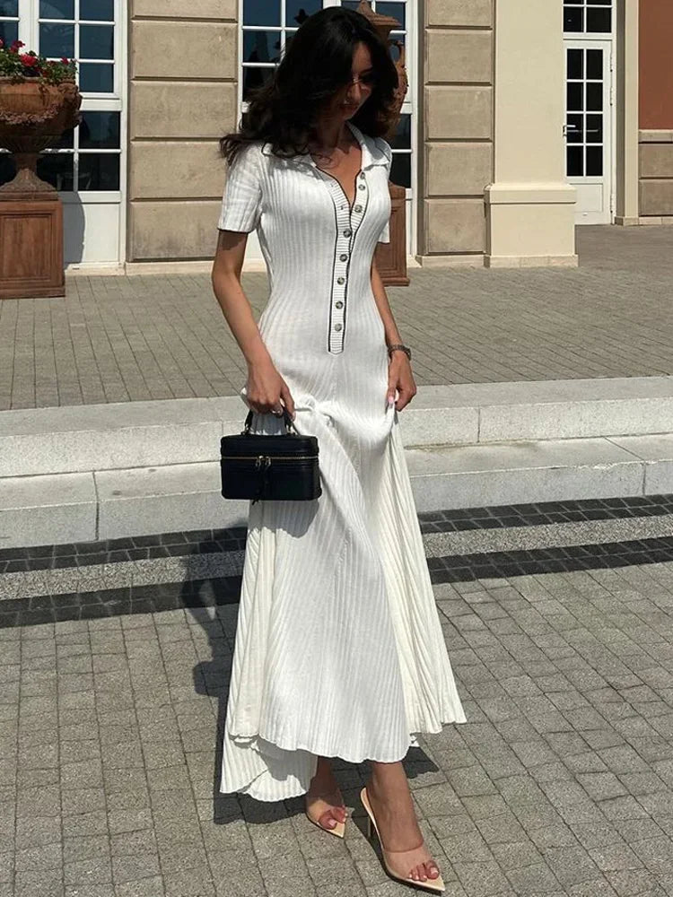 Kessoro Women's Casual Knitted Maxi Dress — view 5