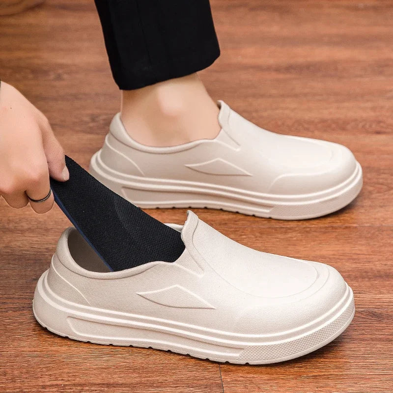 Kessoro Men's Slip-Resistant Kitchen Work Clogs — view 7