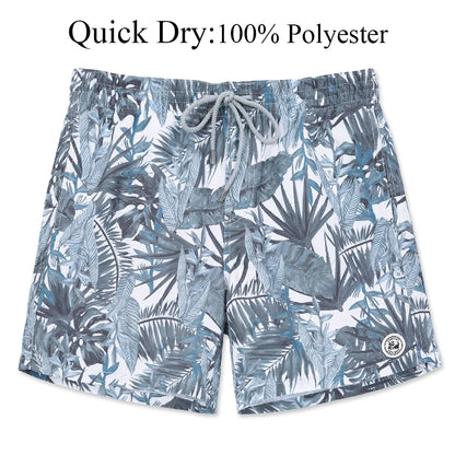 Men's quick-dry 4-way stretch swim trunks, side view