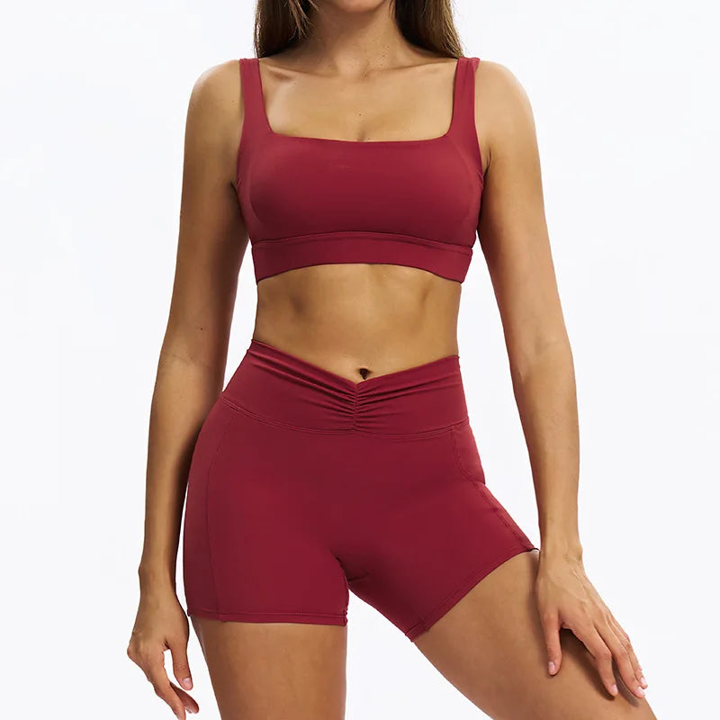 Women's long-sleeve 2-piece set, folded flat lay
