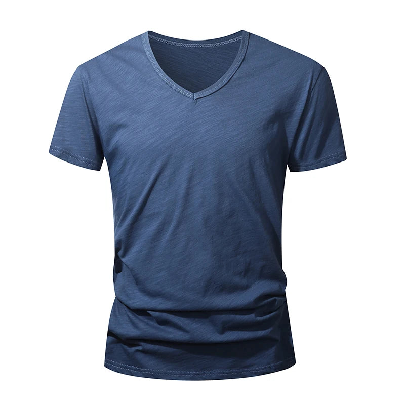 Kessoro Men's Short-Sleeve Cotton Jersey T-Shirt — view 9