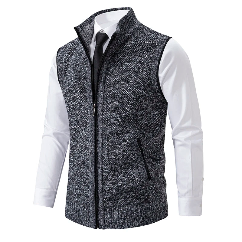 Kessoro Men's Knitted Solid Knit Sweater — view 5