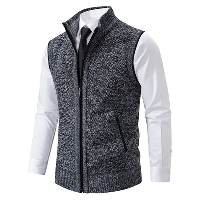 Kessoro Men's Knitted Solid Knit Sweater — view 5