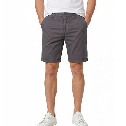 Kessoro Men's Straight-Fit Cotton Chino Shorts — view 10