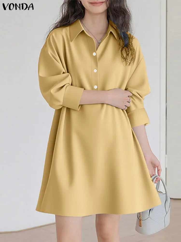 Kessoro Women's Casual Solid Robe — view 4