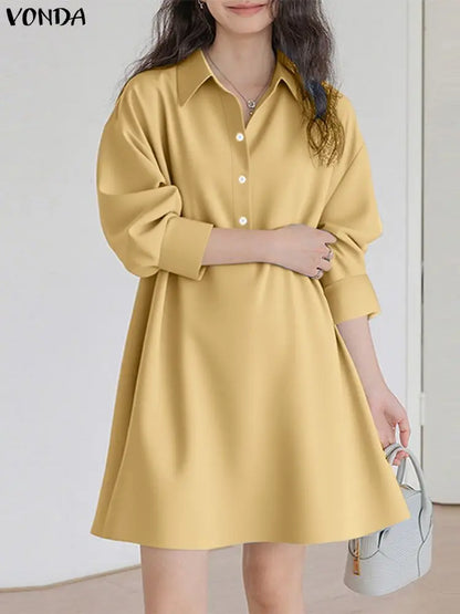 Kessoro Women's Casual Solid Robe — view 4