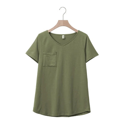 Kessoro Women's Oversized Casual Cotton T-Shirt — view 11