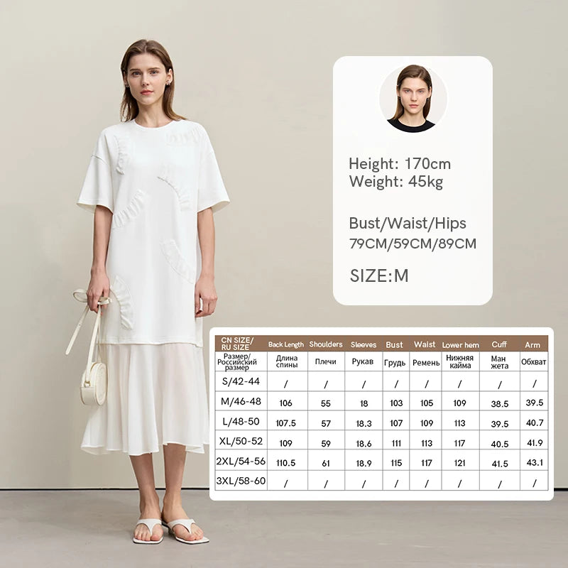 Kessoro Women's Casual Patchwork Dress — view 9