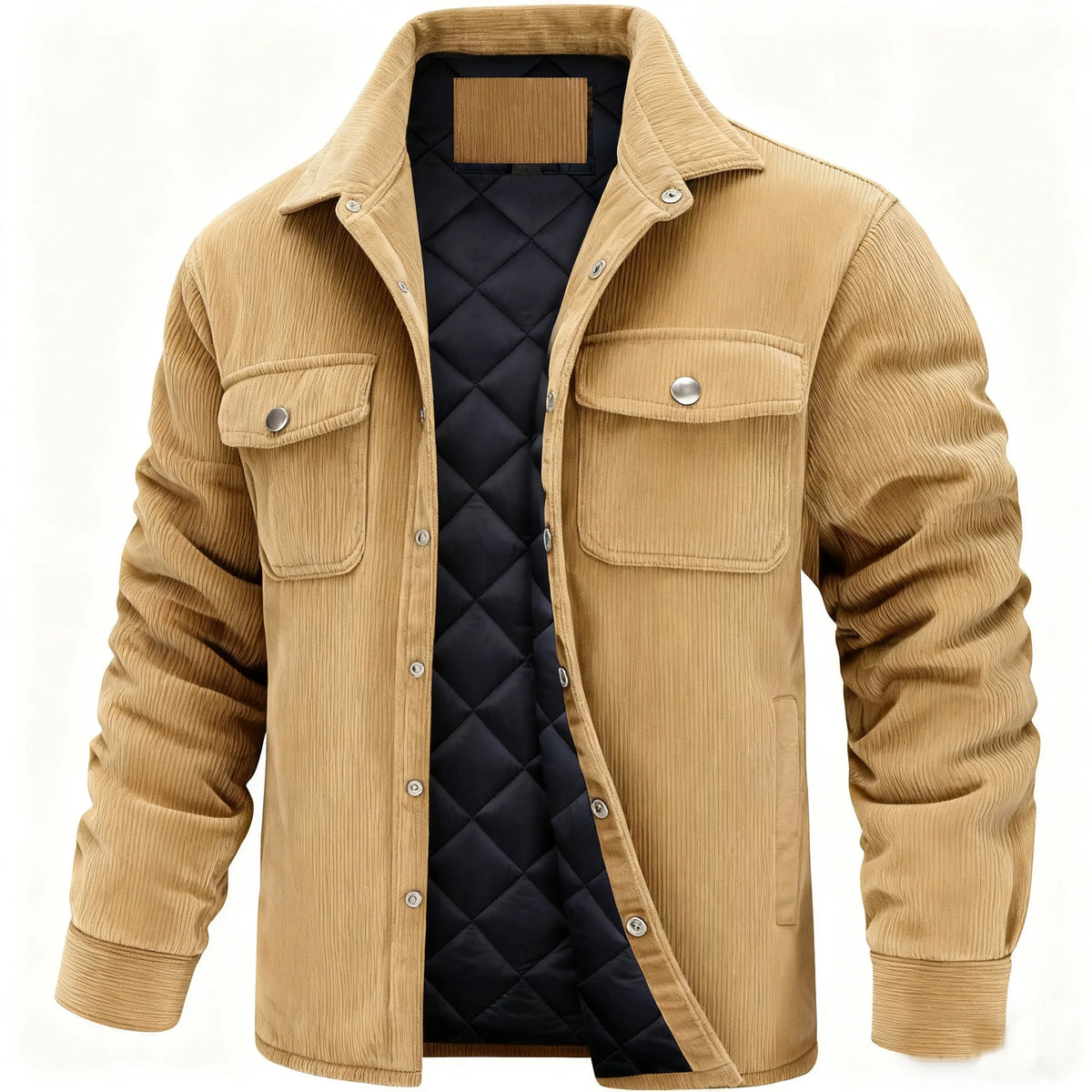 Kessoro Men's Warm Casual Corduroy Blazer — view 4