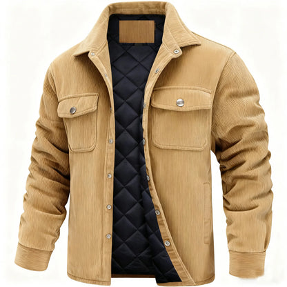 Kessoro Men's Warm Casual Corduroy Blazer — view 4