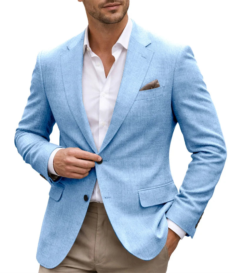 Kessoro Men's Slim-Fit Casual Blazer — view 12