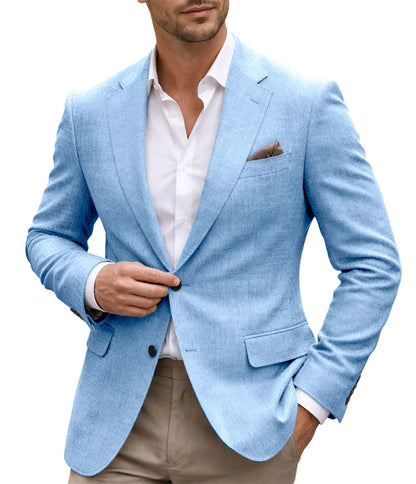 Kessoro Men's Slim-Fit Casual Blazer — view 12