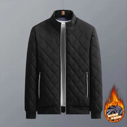 Kessoro Men's Slim-Fit Fleece Bomber Jacket — view 7