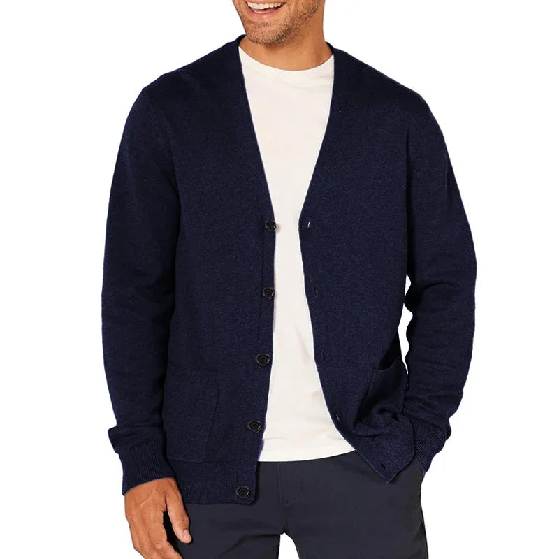 Kessoro Men's Oversized Lightweight Wool Sweater — view 3