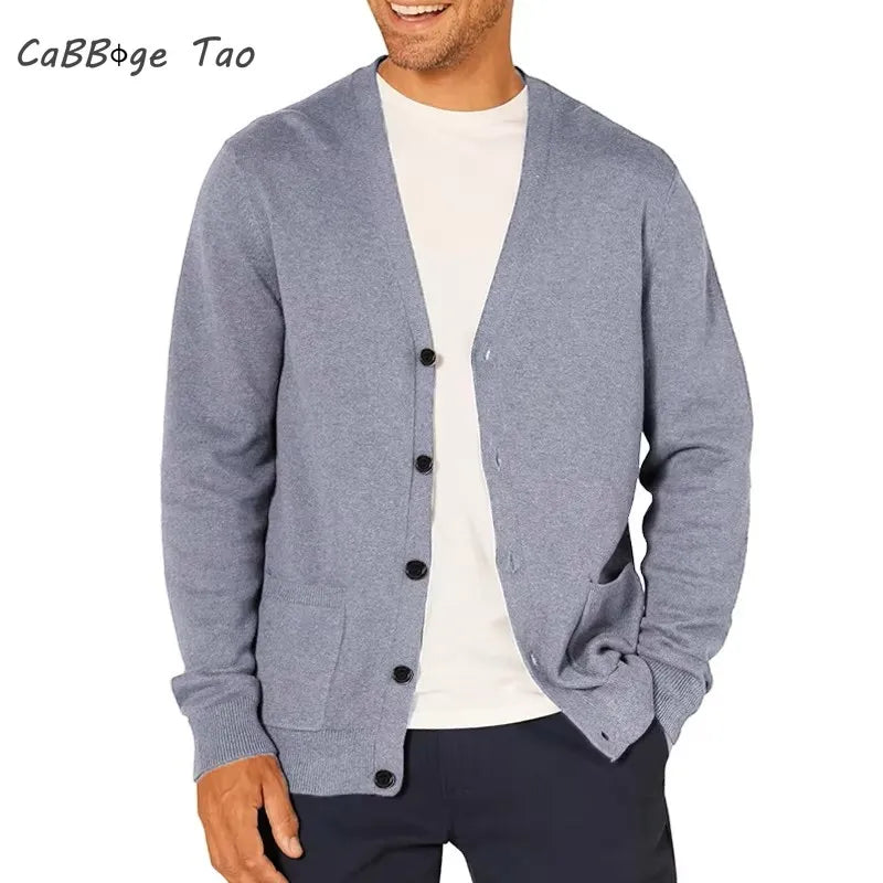 Kessoro Men's Oversized Lightweight Wool Sweater — view 2