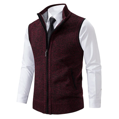 Kessoro Men's Knitted Solid Knit Sweater — view 8