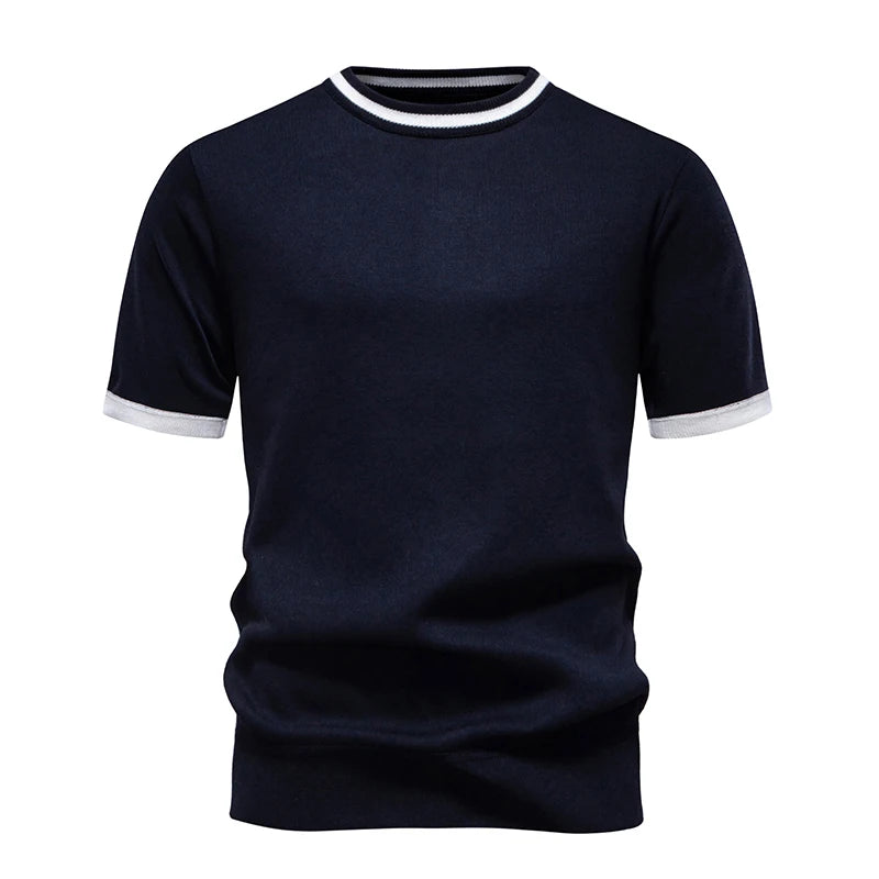 Kessoro Men's Stretch Casual Knit Pullover — view 8