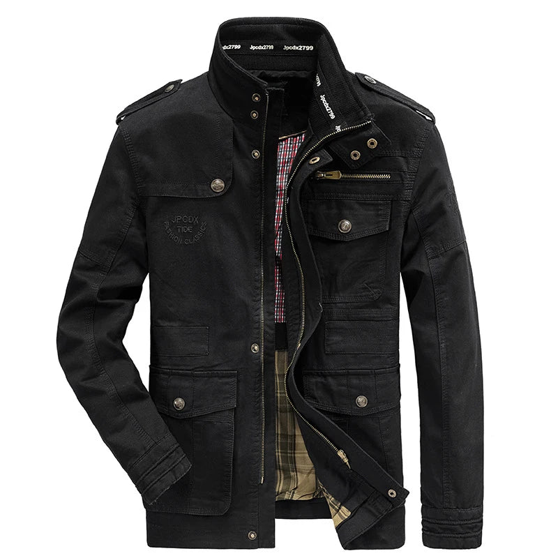 Kessoro Men's Business Casual Cotton Jacket — view 4