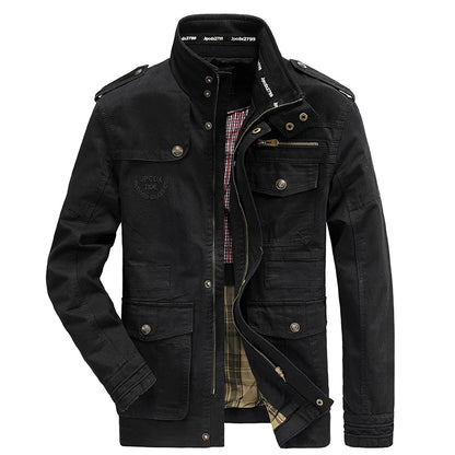 Kessoro Men's Business Casual Cotton Jacket — view 4