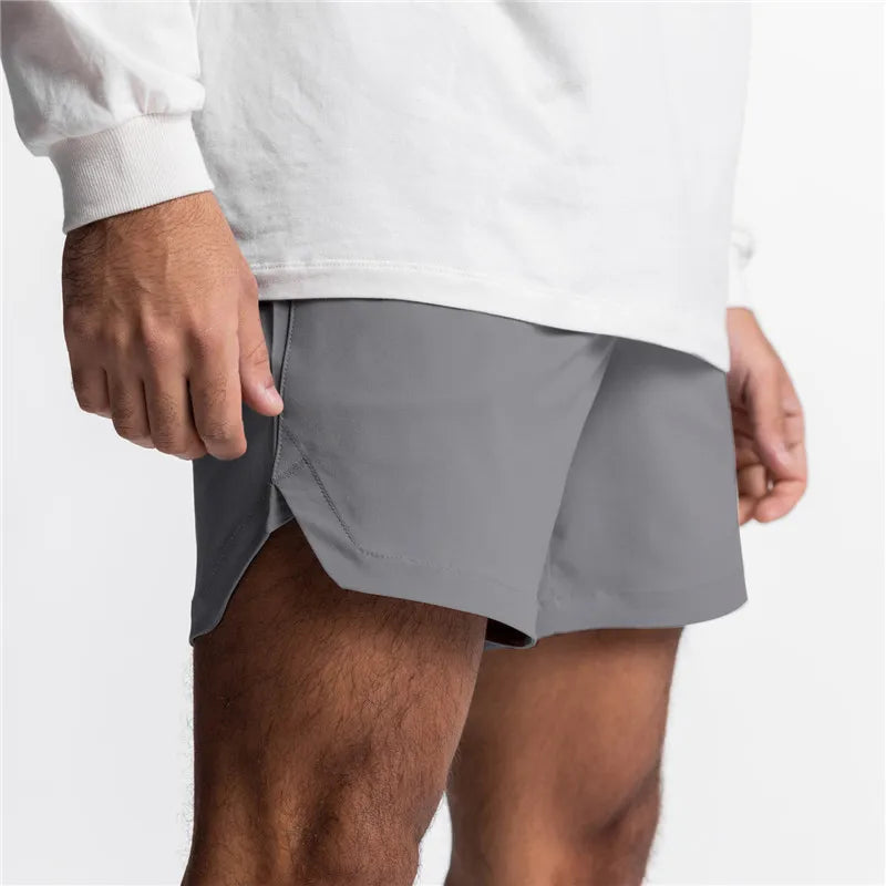 Kessoro Men's Camo Print Drawstring Casual Shorts — view 8