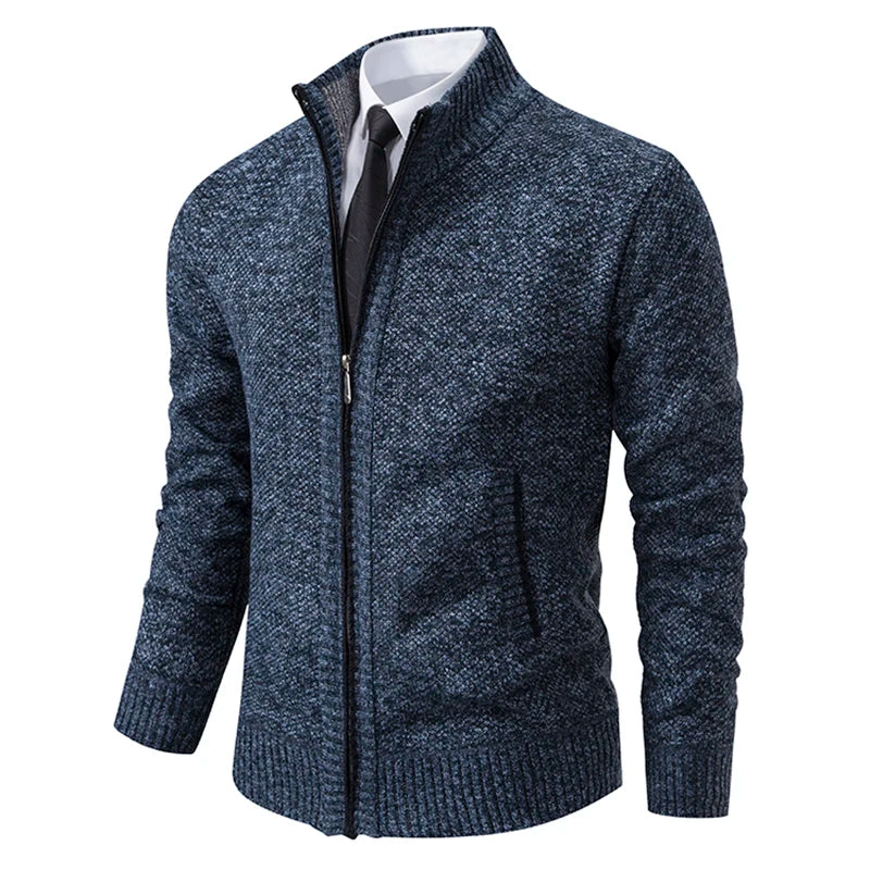 Kessoro Men's Warm Fleece Cardigan — view 7