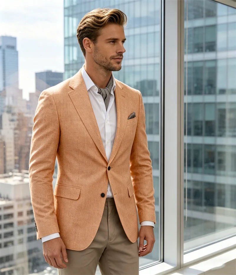 Kessoro Men's Slim-Fit Casual Blazer — view 4