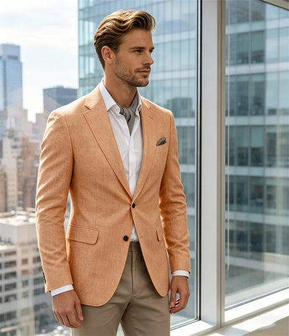 Kessoro Men's Slim-Fit Casual Blazer — view 4