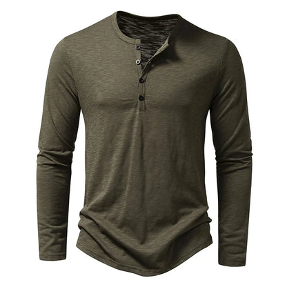 Kessoro Men's Casual Solid Cotton T-Shirt — view 10