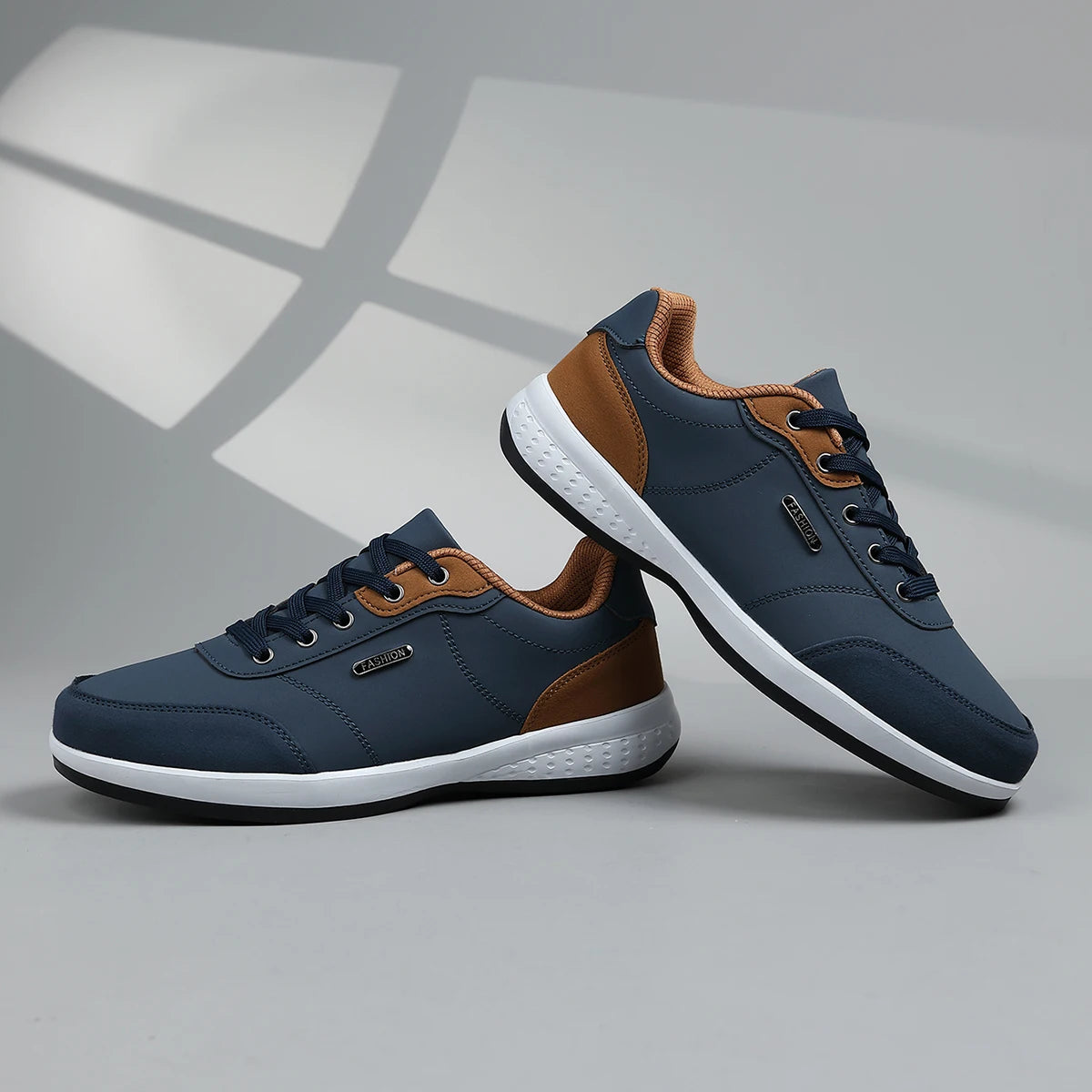 Kessoro Men's Waterproof Casual Leather Shoes — view 6