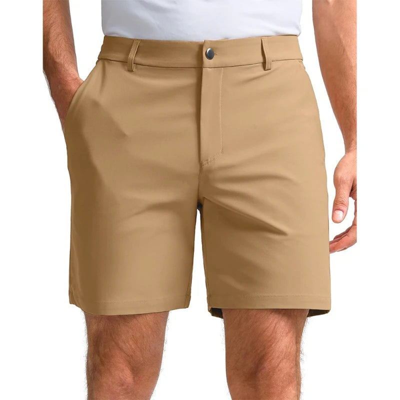 Kessoro Men's Business Casual Shorts — view 5