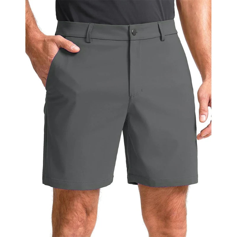 Kessoro Men's Business Casual Shorts — view 6