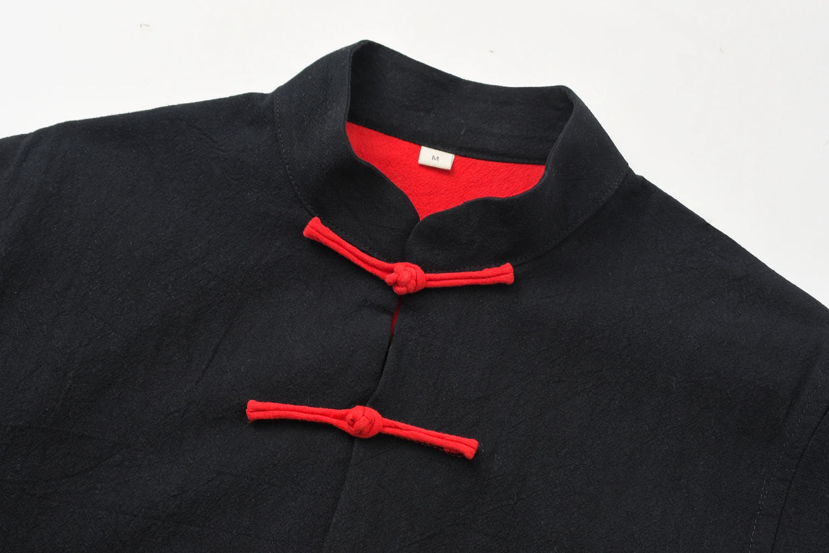 Kessoro Men's Long-Sleeve Cotton Coat — view 4