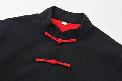 Kessoro Men's Long-Sleeve Cotton Coat — view 4