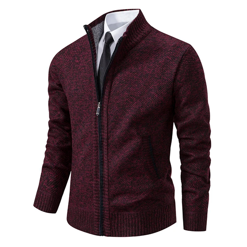 Kessoro Men's Warm Fleece Cardigan — view 10