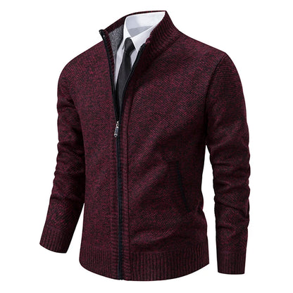 Kessoro Men's Warm Fleece Cardigan — view 10