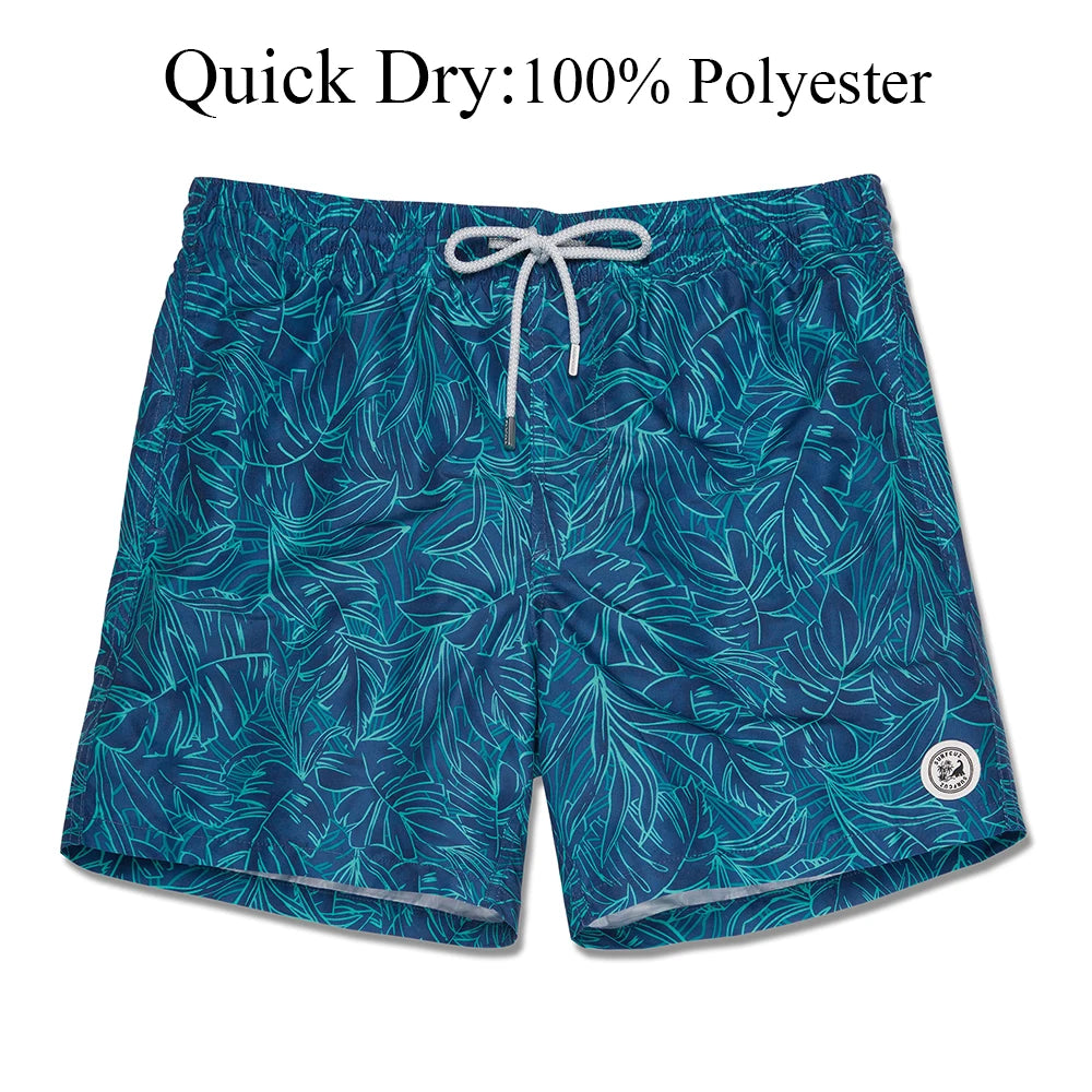 Kessoro Men's Quick-Dry 4-Way Stretch Swim Trunks — view 10