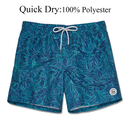 Kessoro Men's Quick-Dry 4-Way Stretch Swim Trunks — view 10
