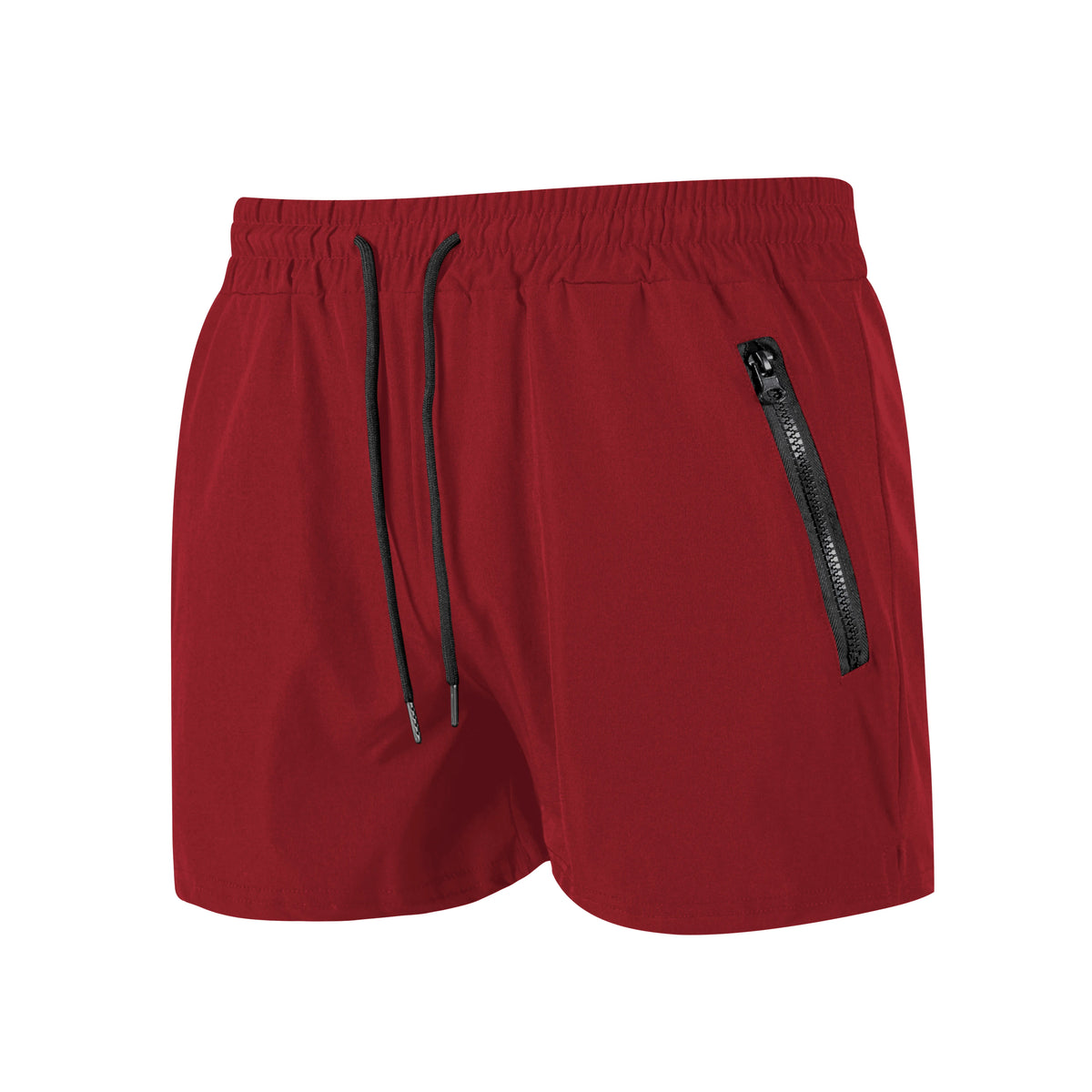 Kessoro Men's Solid Colour Drawstring Swim Trunks — view 6