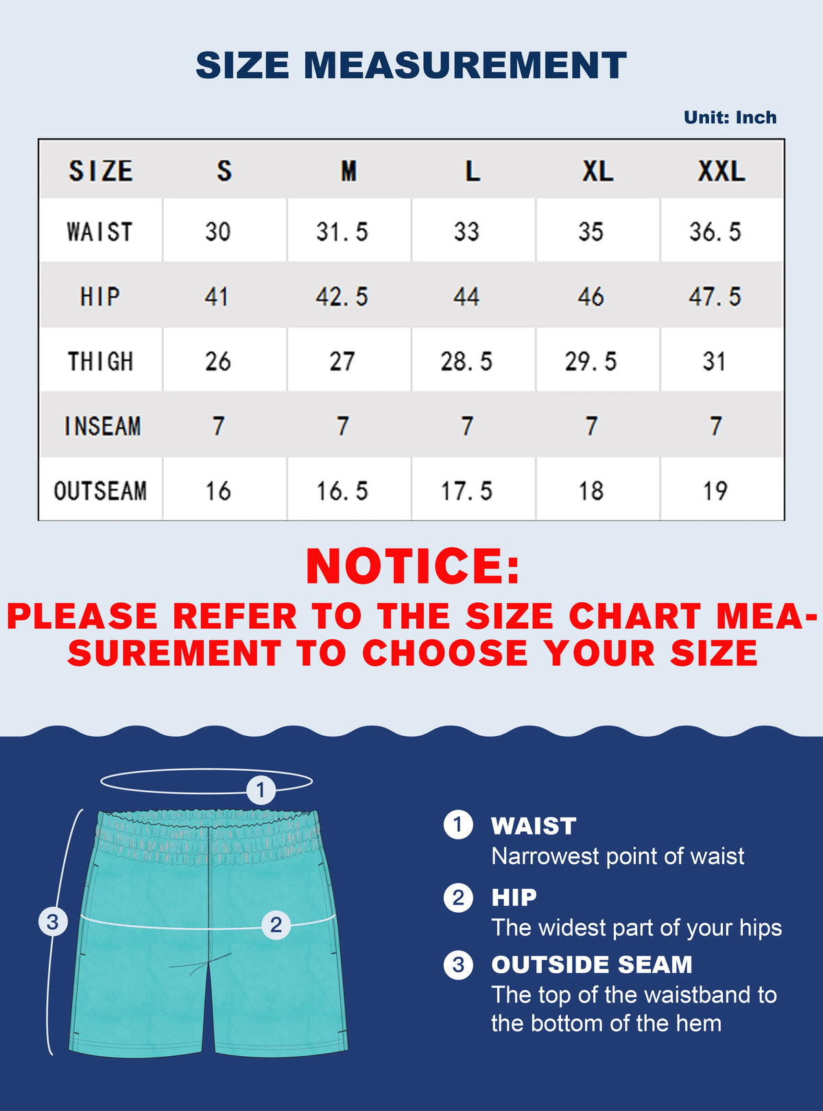 Kessoro Men's Quick-Dry 4-Way Stretch Swim Trunks — view 7